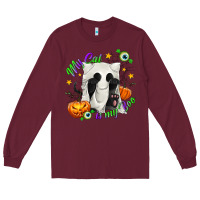 Burgundy My Cat Is My Boo Long Sleeve Tee - texasbilliewilder
