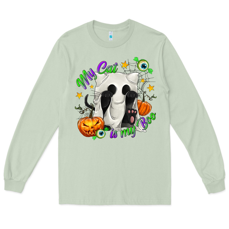 My Cat Is My Boo Long Sleeve Tee by texasbilliewilder | Teevron