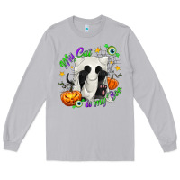 Moon Dust My Cat Is My Boo Long Sleeve Tee - texasbilliewilder