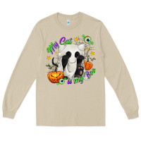 Mushroom My Cat Is My Boo Long Sleeve Tee - texasbilliewilder