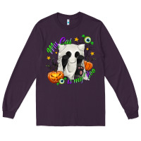 Plum My Cat Is My Boo Long Sleeve Tee - texasbilliewilder