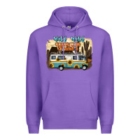 Purple wild wild west Premium Hoodie - NancyCooperArtShop