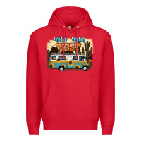 Red wild wild west Premium Hoodie - NancyCooperArtShop