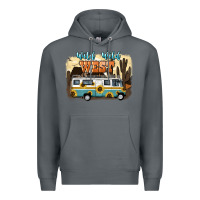 Rock wild wild west Premium Hoodie - NancyCooperArtShop