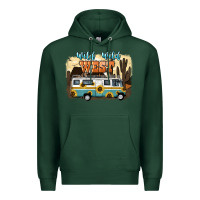 Sports Green wild wild west Premium Hoodie - NancyCooperArtShop