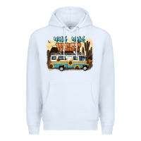 White wild wild west Premium Hoodie - NancyCooperArtShop