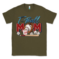 Army Green t ball mom Classic Tee - Zillion Design Studio