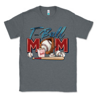 Charcoal Heather t ball mom Classic Tee - Zillion Design Studio