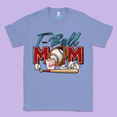 T Ball Mom Classic Tee Designed By Zillion Design Studio