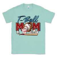 Seafoam t ball mom Classic Tee - Zillion Design Studio