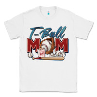 White t ball mom Classic Tee - Zillion Design Studio