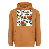 Meerkat bookworm seamless pattern Heavyweight Hoodie - BundleAndBundleShop