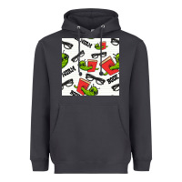 Smoke bookworm seamless pattern Heavyweight Hoodie - BundleAndBundleShop