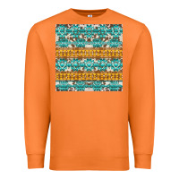 Carrot aztec cowhide seamless Premium Sweatshirt - AdoDesignShop