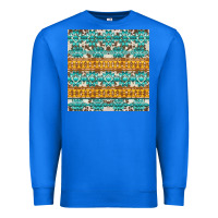 True Royal aztec cowhide seamless Premium Sweatshirt - AdoDesignShop