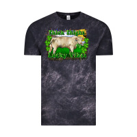 Cloud Black thick thighs lucky vibes charolais bull Vintage Tee - RanaPortraitStore