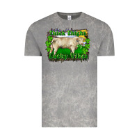 Cloud Rock thick thighs lucky vibes charolais bull Vintage Tee - RanaPortraitStore