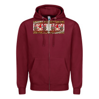 Burgundy american football gnome 11oz mug Zipper Hoodie - HRA Design Shop