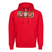 Red american football gnome 11oz mug Zipper Hoodie - HRA Design Shop