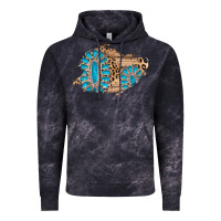 Cloud Black gemstone wood leopard patch Vintage Hoodie - AdoDesignShop