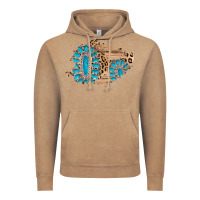 Vintage Coffee gemstone wood leopard patch Vintage Hoodie - AdoDesignShop