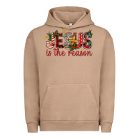 Pigment Burro jesus is the reason christmas bbs Urban Hoodie - BundleAndBundleShop