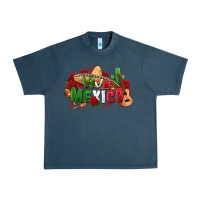 Midnight Navy viva mexico Urban Heavy Tee - Zillion Design Studio