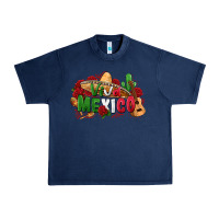 Navy viva mexico Urban Heavy Tee - Zillion Design Studio