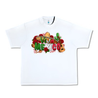 White viva mexico Urban Heavy Tee - Zillion Design Studio