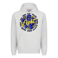Dove Grey fight colorectal cancer Premium Hoodie - NancyCooperArtShop
