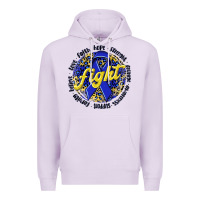 Lilac fight colorectal cancer Premium Hoodie - NancyCooperArtShop