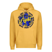 Mustard fight colorectal cancer Premium Hoodie - NancyCooperArtShop
