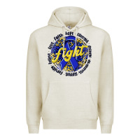 Oatmeal Heather fight colorectal cancer Premium Hoodie - NancyCooperArtShop