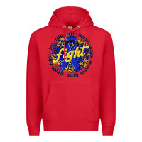 Red fight colorectal cancer Premium Hoodie - NancyCooperArtShop