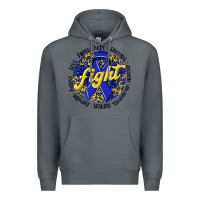 Rock fight colorectal cancer Premium Hoodie - NancyCooperArtShop