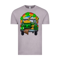 St Patricks Day Truck With Pot Of Gold Horseshoe A Vintage Tee | Teevron