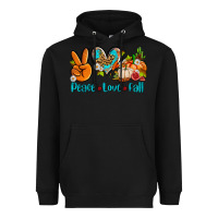 Black peace love fall ado Heavyweight Hoodie - AdoDesignShop
