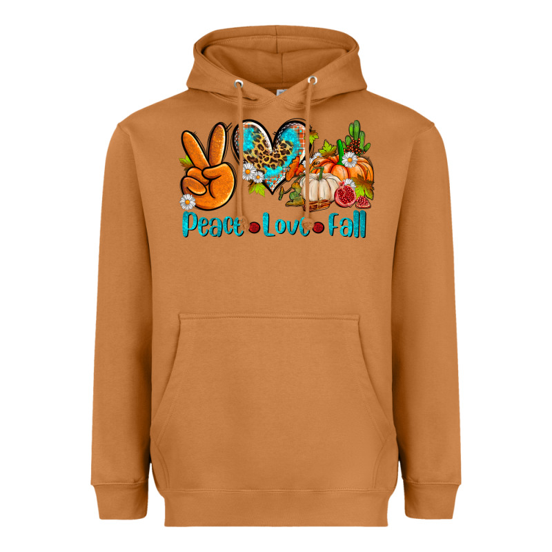 Peace Love Fall Ado Heavyweight Hoodie by AdoDesignShop | Teevron