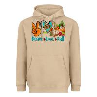 Mushroom peace love fall ado Heavyweight Hoodie - AdoDesignShop