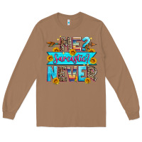 Toasted Coconut me sarcastic never Long Sleeve Tee - Zillion Design Studio