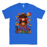 True Royal santa's favorite dispatcher afro messy bun Classic Tee - texasbilliewilder