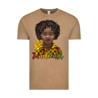 Vintage Coffee juneteenth black boy Vintage Tee - BarkalooDesign