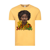 Vintage Mustard juneteenth black boy Vintage Tee - BarkalooDesign