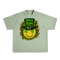 Oil Green st. patrick's day pinch proof lucky face Urban Heavy Tee - RanaPortraitStore