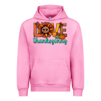 Fuchsia Pink love thanksgiving bbs Urban Hoodie - BundleAndBundleShop