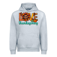 Heather Grey love thanksgiving bbs Urban Hoodie - BundleAndBundleShop