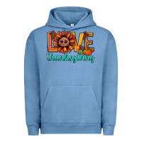 Pigment Pebble Blue love thanksgiving bbs Urban Hoodie - BundleAndBundleShop