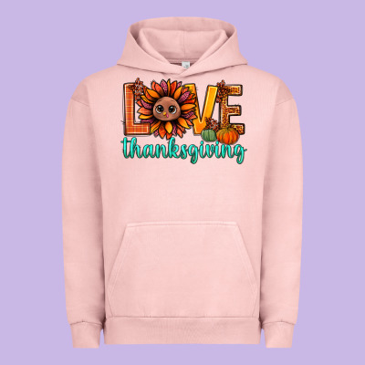 Love Thanksgiving Bbs Urban Hoodie Designed By Bundleandbundleshop