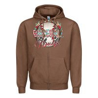 Chestnut baseball abuela Zipper Hoodie - RacoonDesign
