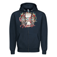 Navy baseball abuela Zipper Hoodie - RacoonDesign